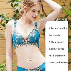 No Steel Ring Thin Cup Bra For Large Breasts, Push Up And Prevent